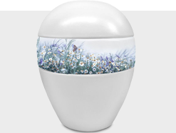 Mini urnas funerárias em porcelana