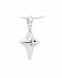 Pingente de freixo 14k. ouro branco
