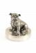 Urna para cinzas de cremação Bulldog Pewter