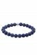 Pulseira para cinzas em lápis-lazúli com elementos prateados