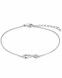 pulseira comemorativa em prata com Infinity