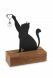 Escultura comemorativa com compartimentos para cinzas "Gato com coração"