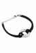 Pulseira em couro com suporte para cinzas