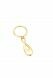Chaveiro com pingente para cinzas 'Infinity' dourado