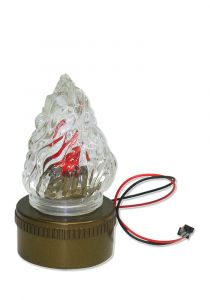 Bateria para lanterna de sepultura movida a energia solar