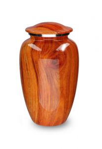 Urna funerária 'Elegance' com efeito grão de madeira
