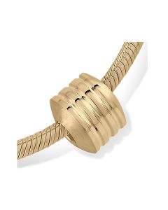 Amuleto/conta para cinzas memoriais em ouro