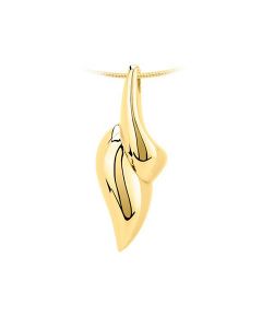 Pingente de freixo 14k. ouro amarelo