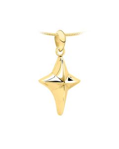 Pingente de freixo 14k. ouro amarelo