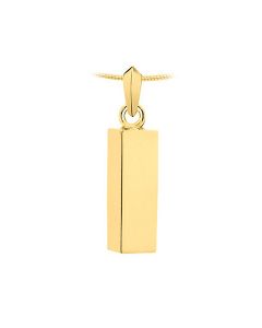 Pingente de freixo 14k. ouro amarelo