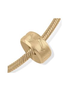 Amuleto/conta para cinzas memoriais em ouro