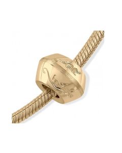 Amuleto/conta para cinzas memoriais em ouro