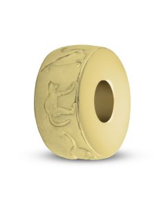 Amuleto/conta para cinzas memoriais em ouro