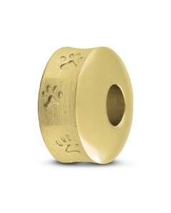 Amuleto/conta para cinzas memoriais em ouro