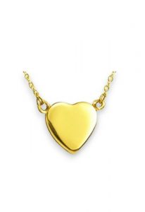 olar para cinzas com coração em aço inoxidável dourado – auto-preenchível