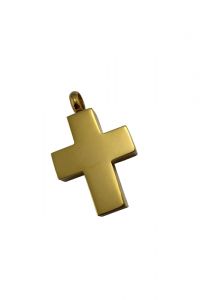 Pingente para cinzas banhado a ouro