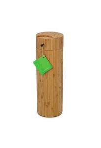 Mini urna para cinzas de cremação de bambu