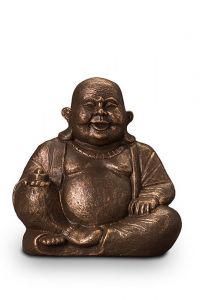 Mini urna para cinzas Buda em bronze