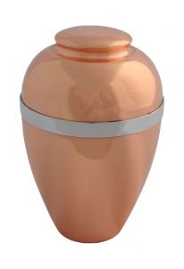 Mini urna funerária em bronze
