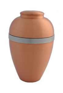 Mini urna funerária em bronze