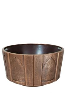 Vaso em bronze ou suporte para flores memorial em várias cores