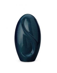 Urna funerária em fibra de carbono 'Eternidade' azul