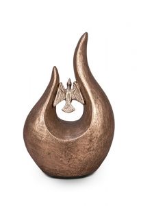 Urna funerária artística em cerâmica