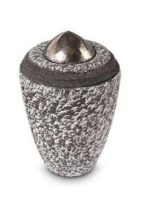 Mini urna funerária em cerâmica