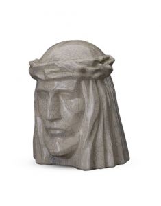 Urna funerária em cerâmica 'Christ' em diversas cores