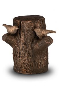 Urna funerária artística em cerâmica