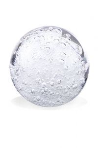 Mini urna cinzas de vidro de cristal