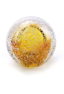 Mini urna cinzas de vidro de cristal