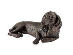 Urna para cinzas bronzeada Dachshund