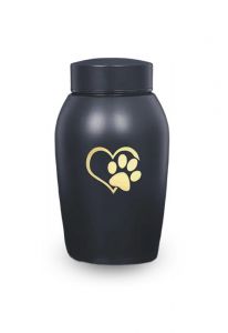 Urna animal com pata e coração