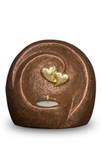 Urna para cinzas “União Eterna” com castiçal, para dois adultos