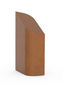 Urna funerária para adultos em aço corten