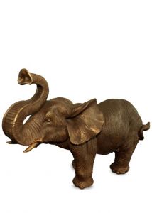 Urna funerária de elefante em bronze