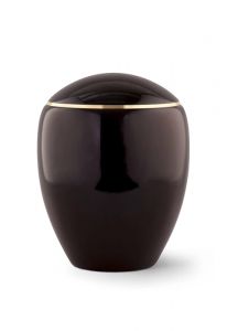Urna para cinzas de madeira de amieiro de alto brilho