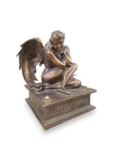 Urna funerária de anjo ‘Anjo do Conforto’ em várias cores