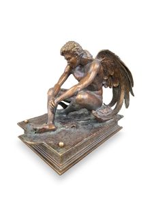 Urna funerária de anjo ‘Anjo da Esperança’ em várias cores