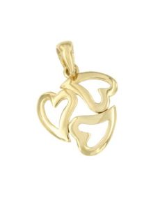 Pingente memorial em ouro amarelo 14k
