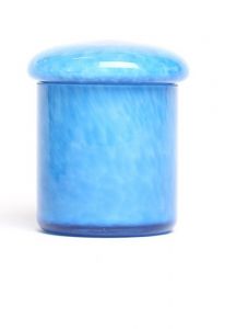 Mini urna para cinzas de vidro de cristal