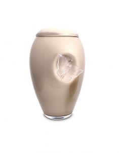 Urna para cinzas de vidro de cristal