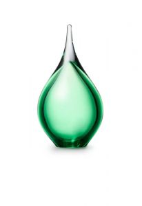 Mini urna para cinzas de vidro de cristal