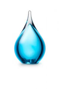 Mini urna para cinzas de vidro de cristal