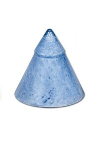 Mini urna para cinzas de vidro de cristal