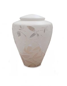 Urna cinzas de vidro de cristal
