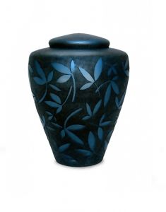 Urna funerária de vidro de cristal