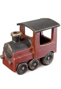 Mini estátua comemorativa de locomotiva – 3D, independente, com encaixe na parte inferior