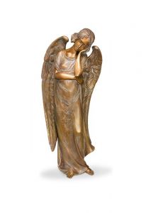 Escultura funerária de anjo – 3D, independente, com encaixe na parte inferior